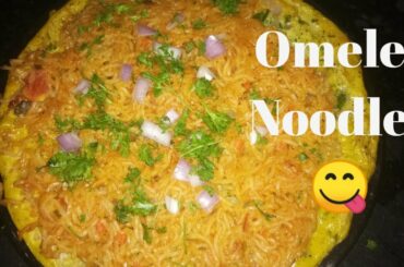 10mins healthy breakfast Egg receips😋/ Bachelor's Egg omlete receipe / Quick and Easy Egg noodles 😋