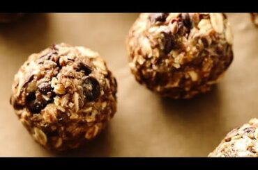 Healthy Snack Ideas | Energy Balls 4 ways