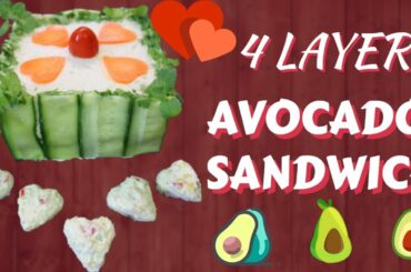 Tips and Tricks to make a 4 layer Avocado Sandwich | Avocado Sandwich Recipe |