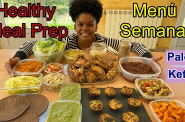 Meal Prep / Menú Semanal / Healthy recipes / 100% Paleo and Keto friendly