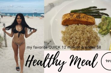 my fav QUICK healthy meal under $7 & 12mins! | Melanie Galindo