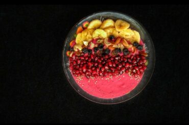 Smoothie bowl Recipe | Healthy Breakfast Recipe | Colourful smoothies