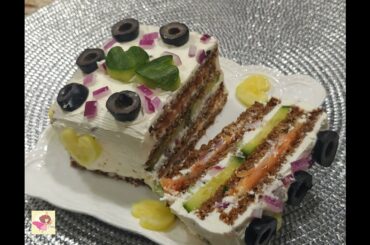 Smoked Salmon Sandwich. VALENTINES DAY CAKE 2020