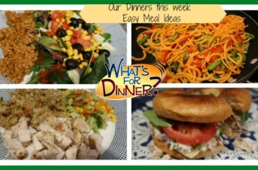 Our Dinners this week | Easy Meal Ideas to Cook at Home