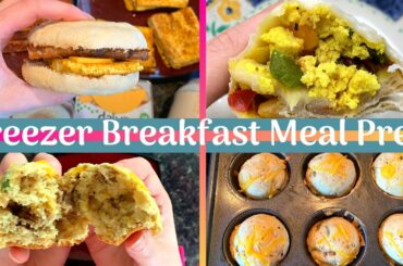 FREEZER BREAKFAST MEAL PREP : 3 easy savory vegan recipes for on the go mornings!
