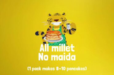 Slurrp Farm #Millet Pancakes- Easy, Yummy and Healthy made with #Tupperware