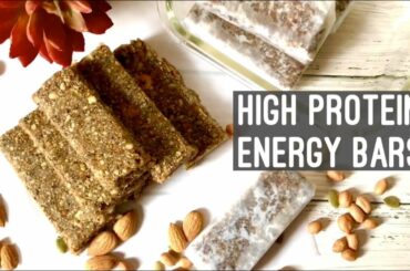 Homemade High Protein Energy Bars Recipe | Healthy Snack | Ready to Eat Breakfast | Weight Loss