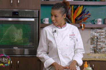 Chef Bianca makes a Tasty Grilled Vegetable Sandwich inside the Kiss Sandwich Showcase