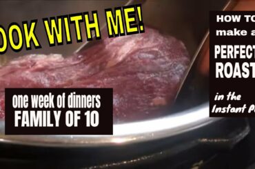 Cook With Me!  ONE WEEK OF HEALTHY DINNERS // Family of 10