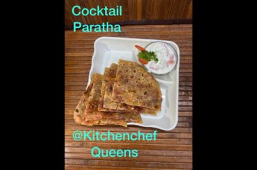 Cocktail paratha | mix veg paratha | tiffin food recipe | winter special paratha| healthy breakfast