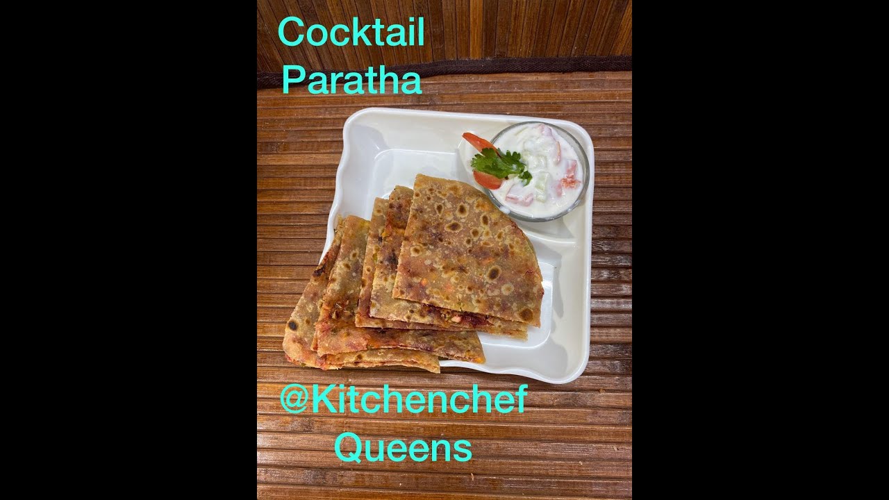 Cocktail paratha | mix veg paratha | tiffin food recipe | winter special paratha| healthy breakfast Cocktail paratha | mix veg paratha | tiffin food recipe | winter special paratha| healthy breakfast