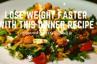 High Protein Dinner Recipe in just 10 Minutes - Simplest and Quickest Recipe