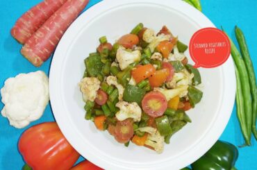 Steamed Vegetables Recipe for weight loss | Steam cooked vegetables recipe | Healthy Veg Recipe