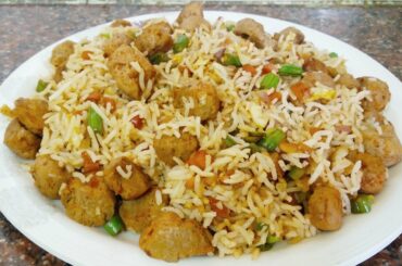 Soya veg Fried Rice | Easy Fried Rice Recipes For Bachelor's |Recipes For Foodies