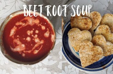 Beet Root soup / healthy recipes / Rao’s kitchen
