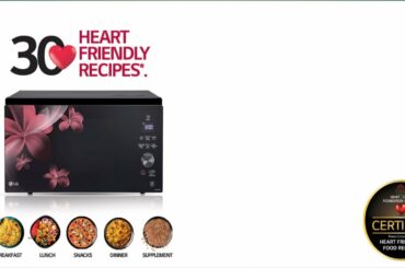 LG New Microwaves With Healthy Heart Recipes