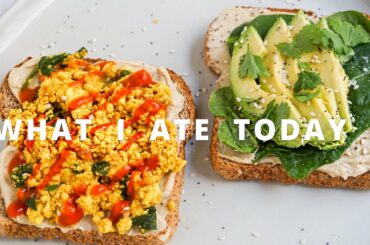 What I Ate in a Day 🌱 VEGAN + FILLING