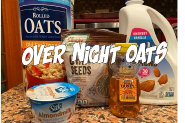 How I make my Overnight Oats | Easy Healthy Recipe | Healthy Breakfast