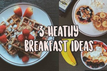 3 hEALTHY bREAKFAST iDEAS #MEATLESS // 健康早餐食咩好？＃無肉餐單