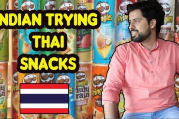 Indian Trying THAI SNACKS for the First Time || International Snacks