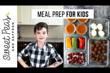 Meal Prep For KIDS! | Kai's Snack Drawer Faves