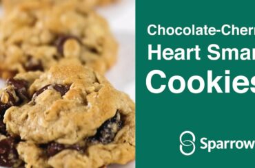 Sparrow Healthy Bites - Chocolate-Cherry Heart Smart Cookies