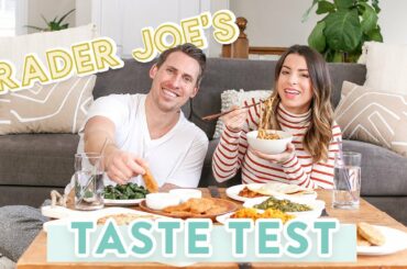 TRADER JOE'S HAUL | Taste Test + Couples Q&A