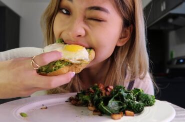 WHAT I EAT IN A DAY| college eating - healthy, cheap, easy