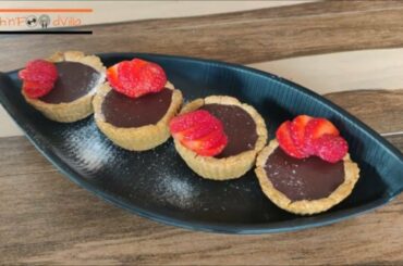Healthy Mini Chocolate Tart- Valentine's Special