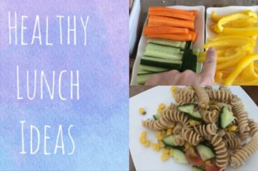 3 healthy lunch ideas | vegan/vegetarian lunch ideas