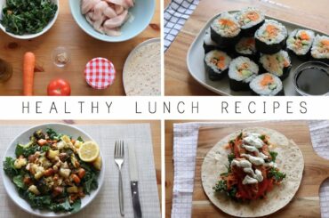 HEALTHY LUNCH IDEAS | 3 delicious recipes