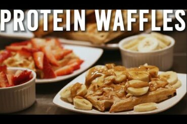 Healthy Protein Waffles - High Calorie and Lower Calorie Options