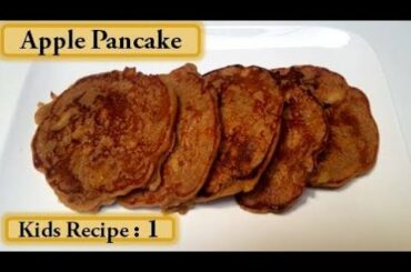 ஆப்பிள் அப்பம் | Wheat Pancake | Healthy recipe for kids | Evening snacks recipe | Apple Pancake