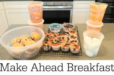 MAKE AHEAD BREAKFAST FOR THE WEEK / COOK & PREPARE WITH ME