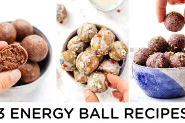 3 *MORE* ENERGY BALL RECIPES ‣‣ easy & no-bake snacks