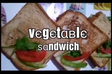 Vegetable Sandwich Recipe in Tamil | Veg Sandwich Indian style | How to make Vegetable Sandwich