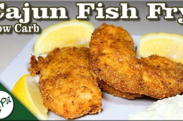Cajun Fried Fish – Low Carb Keto Seafood Fish Fry Recipe