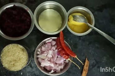 Quick lunch recipe | Beetroot Bath in Tamil | Healthy Recipe For Lunch| Lunchbox Recipe