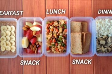 Meal Prep 1,500 calories in 30mins !! ( EXTREME FAT LOSS ) • 5meals 🇮🇳