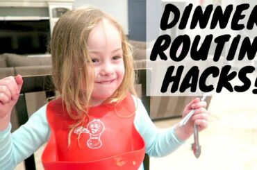 Dinner routine ideas & getting picky kids to eat!!