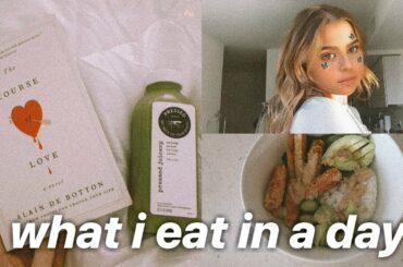 WHAT I EAT IN A DAY (plant based + healthy meal prep ideas)