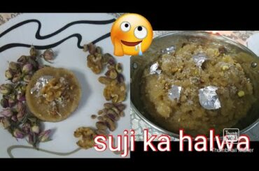 jhatpat banne wala suji ka halwa//QUICK AND EASY RECIPE//healthy breakfast idea for you//delicious//