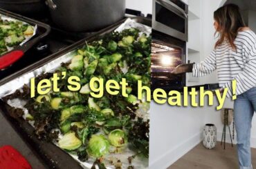 trying to be healthier & MINI MEAL PREP with me!