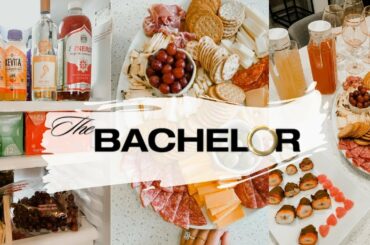 HOW TO HOST A BACHELOR WATCH PARTY! Fun Snacks, Drinks, Cleaning Routine