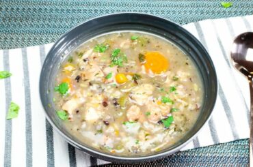 EASY CHICKEN & WILD RICE SOUP│DUMP and GO MEAL PREPPING