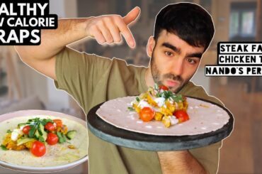 LOW CALORIE wraps to eat hot or cold   | HIGH PROTEIN MEAL PREP ON A BUDGET