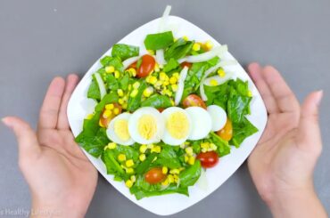 8 Healthy salad recipes for weight loss. Salad idea to fill you up