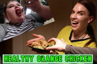 EATING LIKE... AMBERLYNN REID - HEALTHY ORANGE CHICKEN