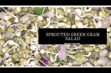 Sprouted Green Gram Salad Recipe/ Healthy Sprout Salad/Jesi Handicraft &Classic Kanyakumari Recipes