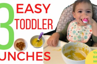INSTAGRAM Inspired TODDLER LUNCH ideas | 3 EASY MEALS for busy moms!